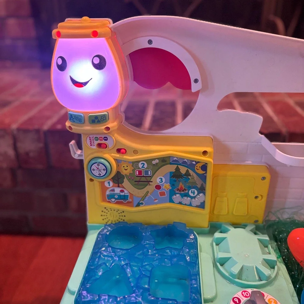 Fisher-Price Laugh‎ & Learn 3-in-1 On-the-Go Camper Teal Walker Activity Center